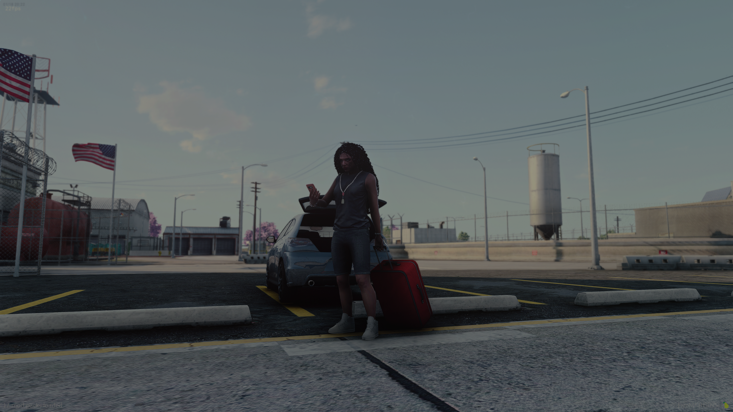 Natalya trabajando lejos de Los Santos