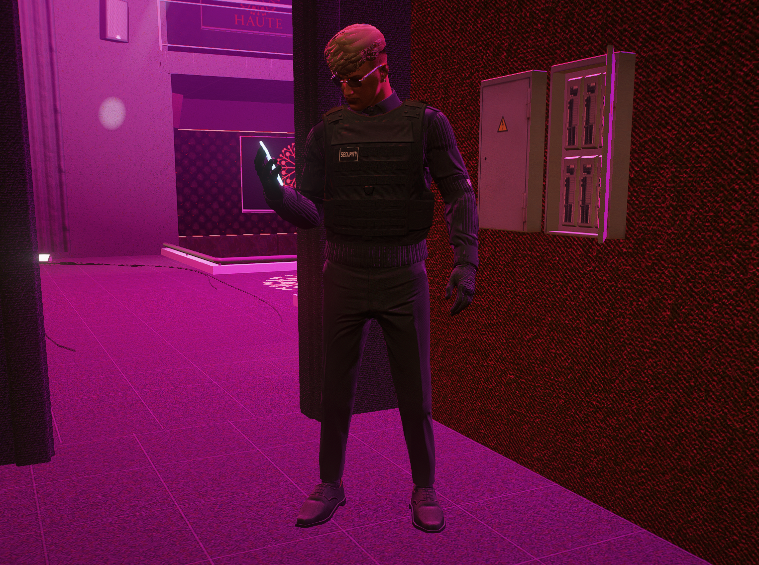 Seguridad Masculino Eventos